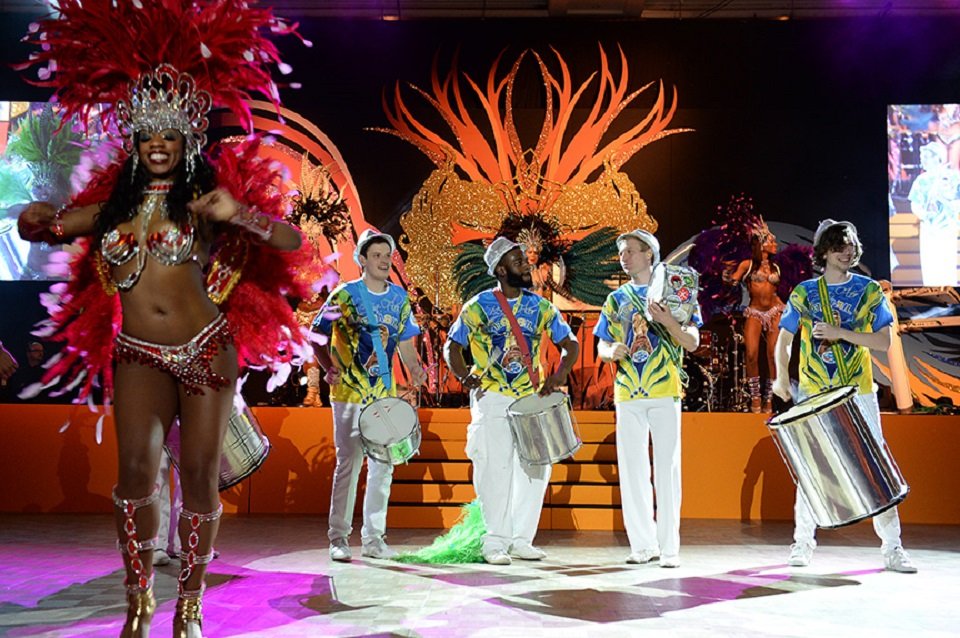 Samba style: Brazil get the party started with strong performance