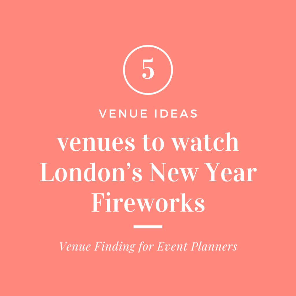 venues to watch London’s New Year Fireworks