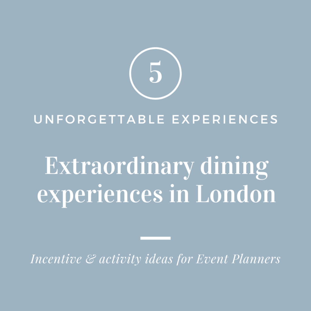 London fine dining experiences