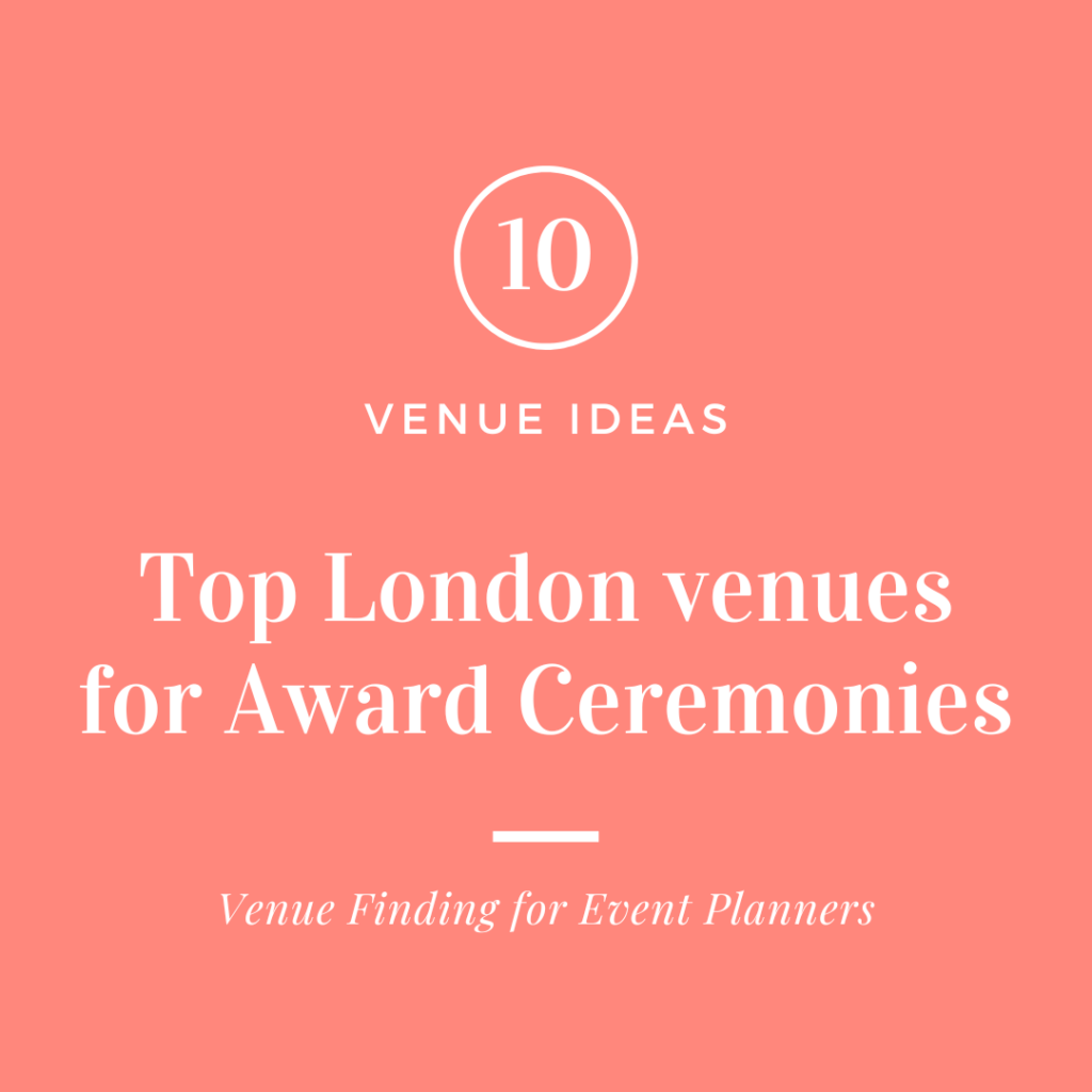 Top London venues for Award Ceremonies