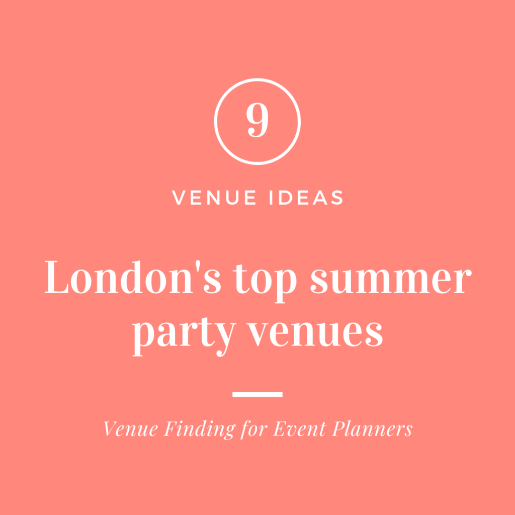 London's top summer party venues