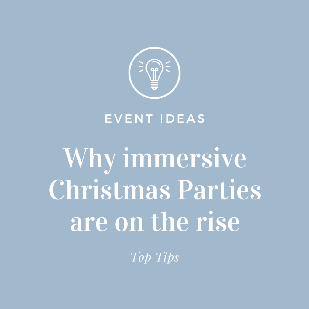 Why the immersive corporate Christmas party is on the rise